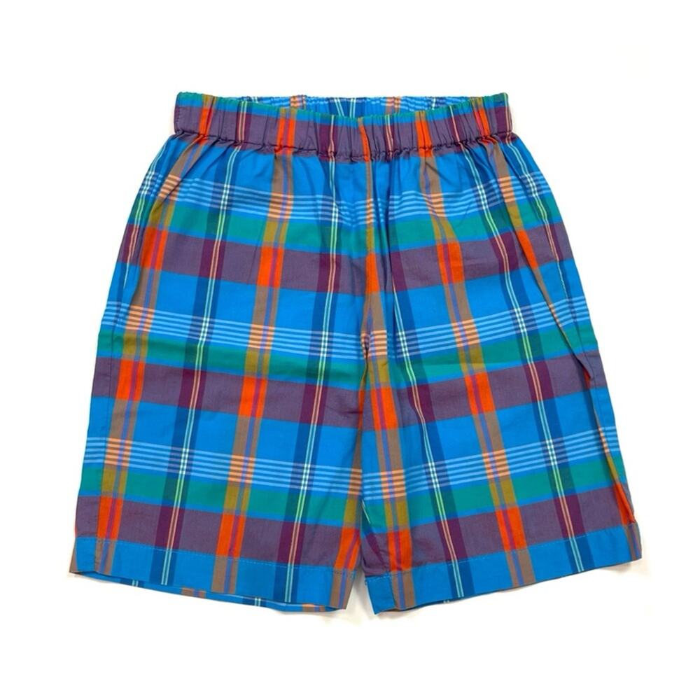 Oscar de la Renta Plaid Shorts